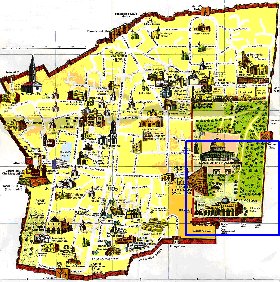 mapa de Jerusalem em ingles