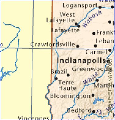 carte de Indiana