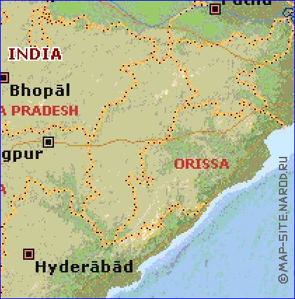 Administrativa mapa de India