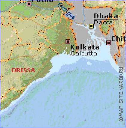 Administrativa mapa de India