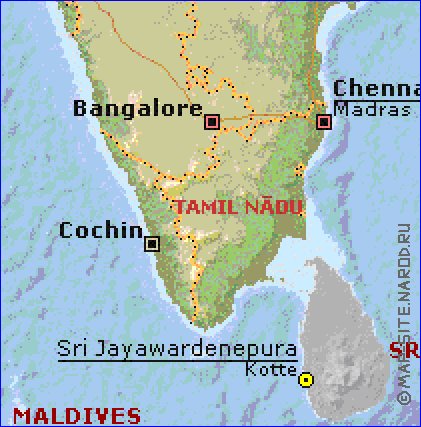 Administrativa mapa de India