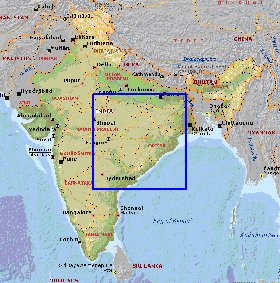 Administrativa mapa de India