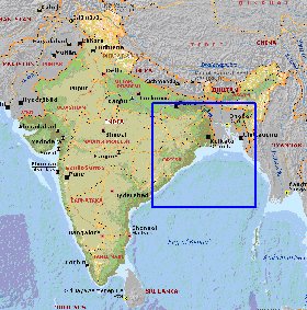 Administrativa mapa de India