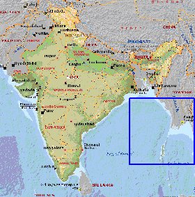 Administrativa mapa de India