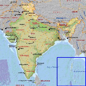 Administrativa mapa de India