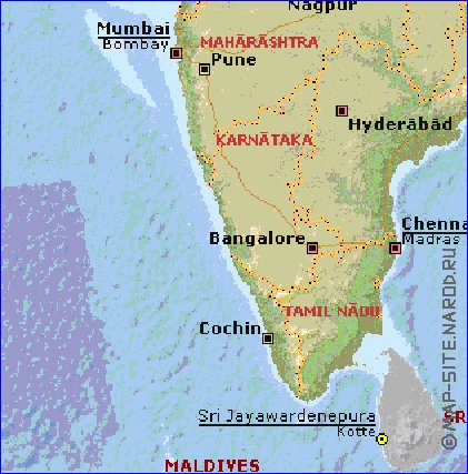 Administrativa mapa de India