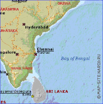 Administrativa mapa de India