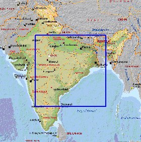 Administrativa mapa de India