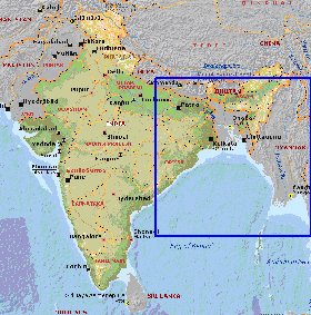 Administrativa mapa de India