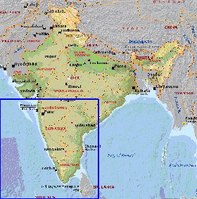 Administrativa mapa de India