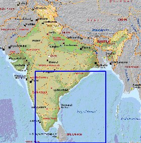 Administrativa mapa de India