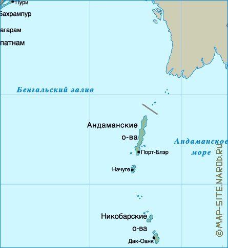 Fisica mapa de India