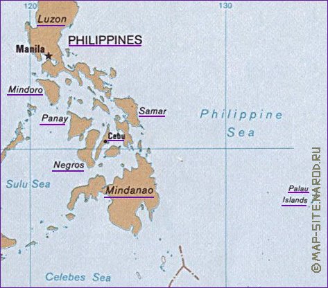 Administrativa mapa de Indonesia em ingles