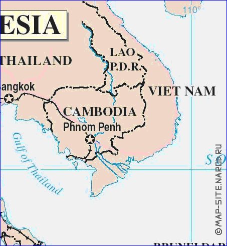 Administrativa mapa de Indonesia