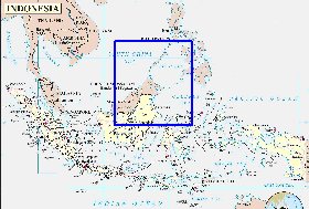 Administrativa mapa de Indonesia