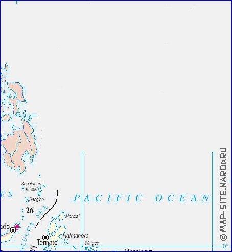 Administrativa mapa de Indonesia