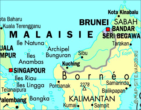 carte de Indonesie