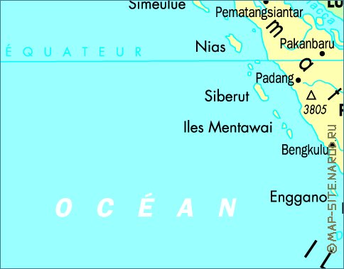 carte de Indonesie