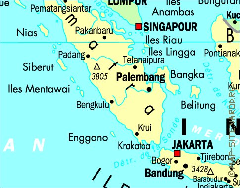 carte de Indonesie