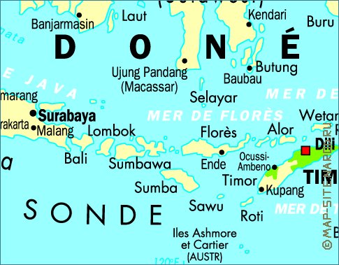 carte de Indonesie