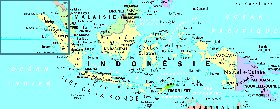 carte de Indonesie