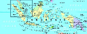 carte de Indonesie