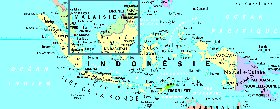 carte de Indonesie