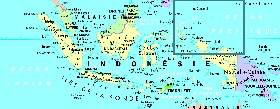 carte de Indonesie