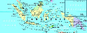 carte de Indonesie