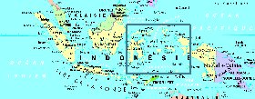 carte de Indonesie