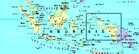 carte de Indonesie