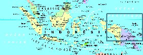 carte de Indonesie