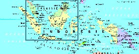 carte de Indonesie