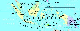 carte de Indonesie