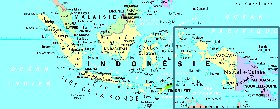 carte de Indonesie