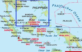 mapa de Indonesia em alemao