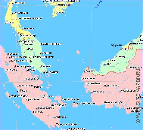carte de Indonesie