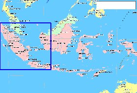 mapa de Indonesia