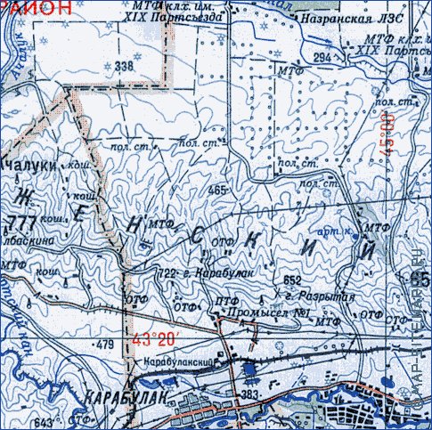 mapa de Inguchetia