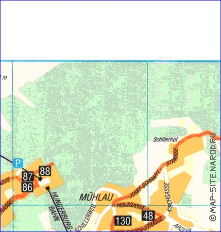 carte de Innsbruck en allemand