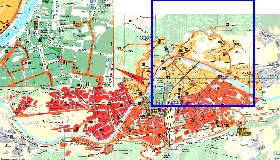 carte de Innsbruck en allemand