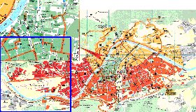 carte de Innsbruck en allemand