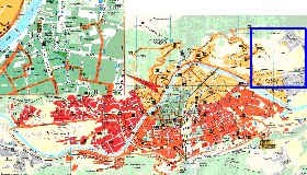 carte de Innsbruck en allemand