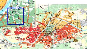 carte de Innsbruck en allemand