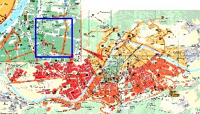 carte de Innsbruck en allemand