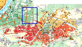 carte de Innsbruck en allemand