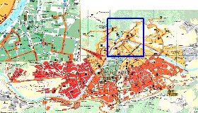 carte de Innsbruck en allemand