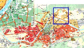 carte de Innsbruck en allemand