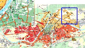 carte de Innsbruck en allemand