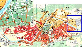 carte de Innsbruck en allemand